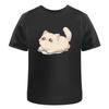 T Shirt Quot Cute Sad Kitten 100 Baumwolle S Xxl Ta054112 Vintage Casual Designer Clothes Top For Everyday Wear