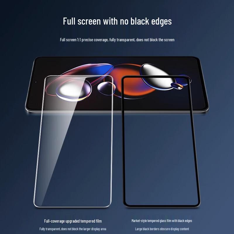 Iska Redmi Note 12T Pro Electroplated Tempered Glass Screen Protector (2-Pack)
