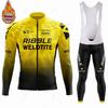 2026 Winter Velvet Warm Cycling Clothing Suit Set Wool Men Bicycle Suit Outdoor Sportswear MTB Bike Uniform Maillot Ciclisno Kit Triathlon