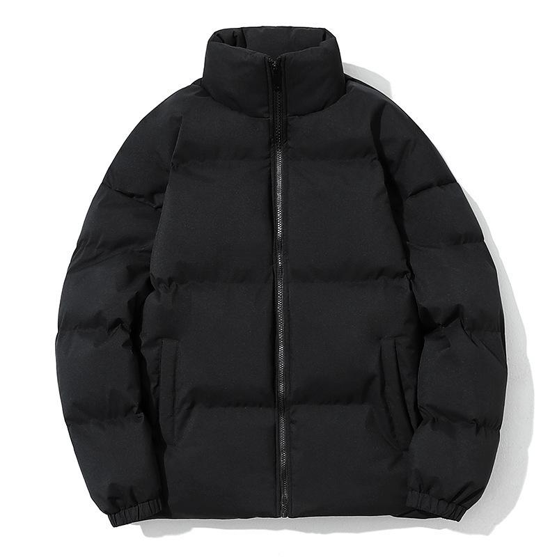 Herren Plus Size Winter-Steppjacke aus Baumwolle - Bestickte Dicke Warme Oberbekleidung