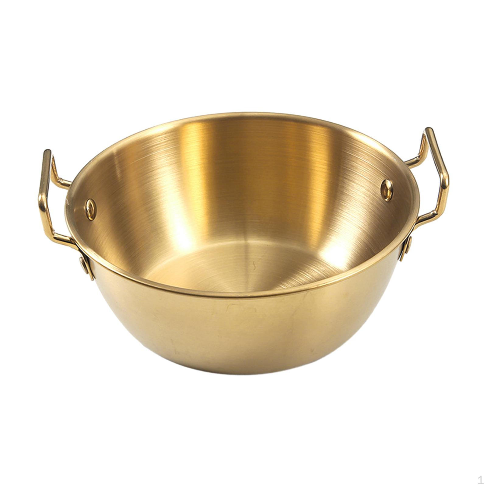 

Суп Кимчи Горшочек Лапша Маленький Морепродукты Troop Кухонная Посуда Рамен Готовить на Газе 16CM gold