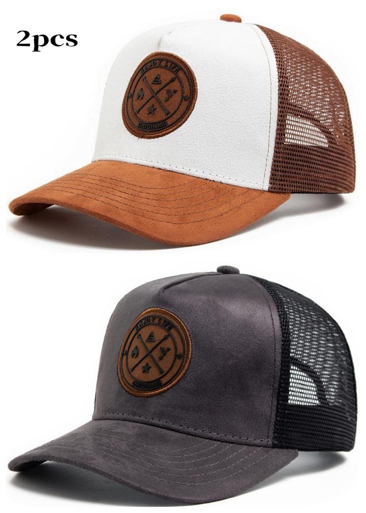 1 Stück Vier Jahreszeiten Mesh Baseballkappe Damen Herren Mode Lässig Atmungsaktiv Buchstaben Symbol Unisex Hiphop Trucker Kappen Outdoor Sport Da