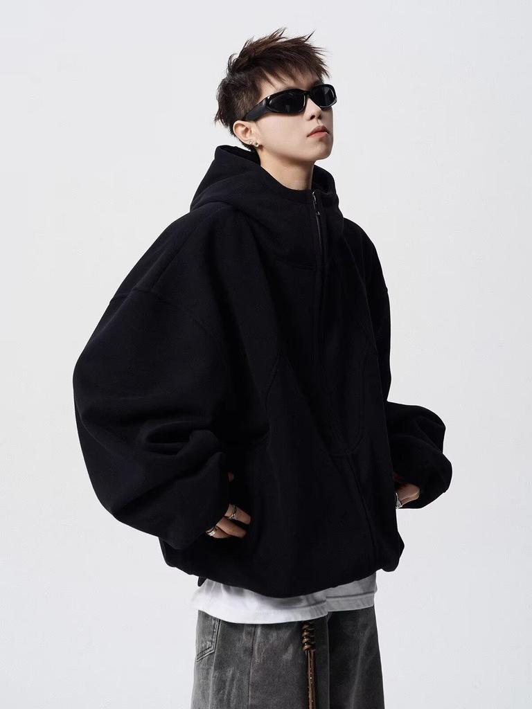 American Design Hooded Patchwork Jacket: Versatile Streetwear for Spring, Summer, and Autumn