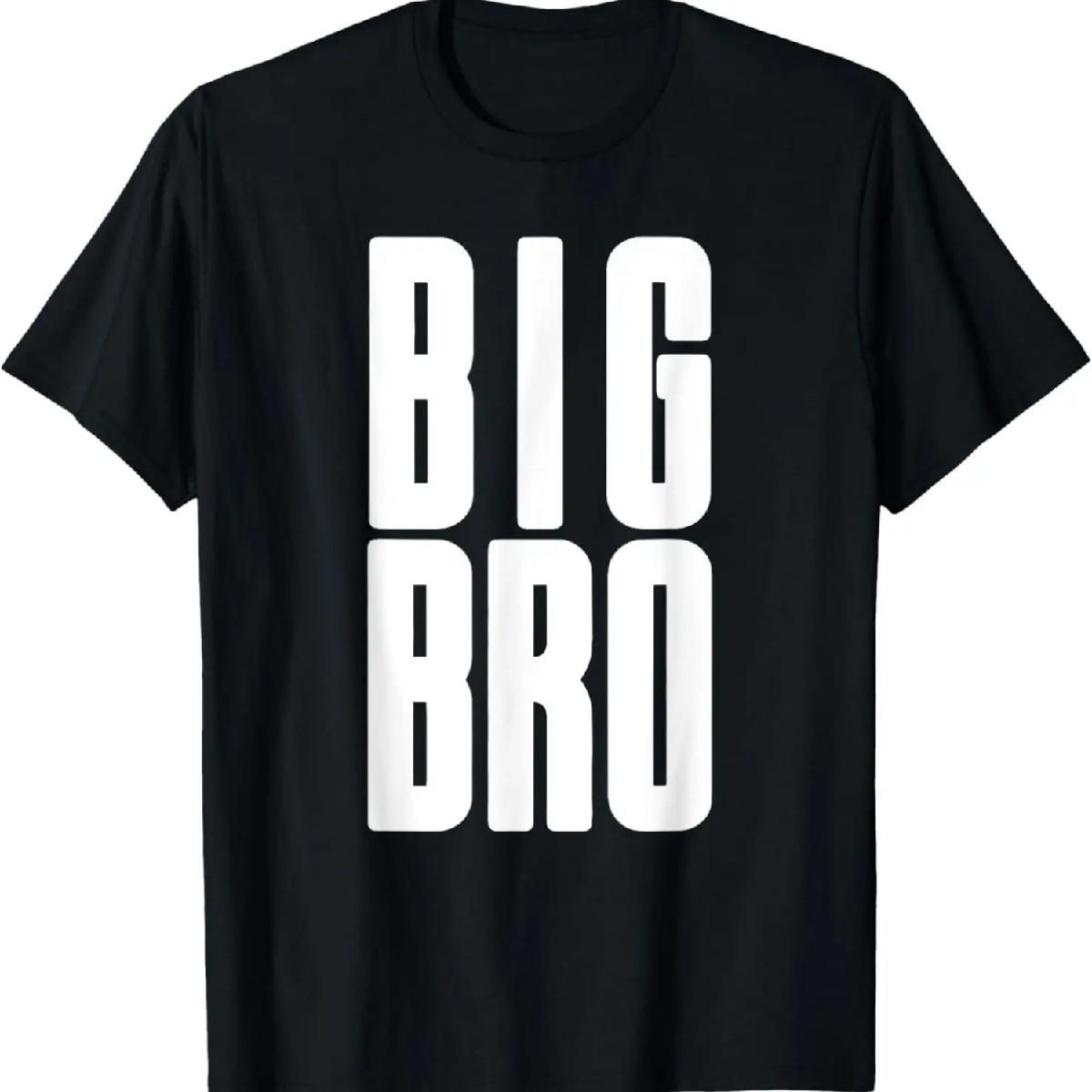 

Big Bro - Siblings Men Kids Adult Fraternity Frat Brother T-Shirt XXXXXL різнокольоровий