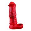 Ma Jie Exotic Condom Penis Ring Enlarged Lengthened Simulation Penis Set Silicone Sex Toys Couple Toys Lock Essence Set