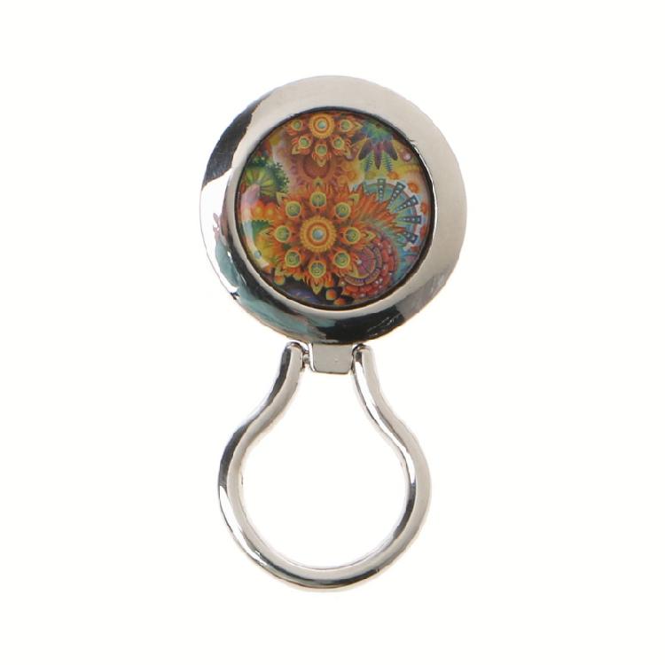 

Reader Eyewear Sunglasses Holder Magnetic Metal Enamel Pins Round Crystal Brooch 1