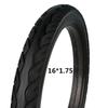 Black Rubber Tire Set: 2 Pieces for 16-inch Electric Bicycle or Delivery Vehicle