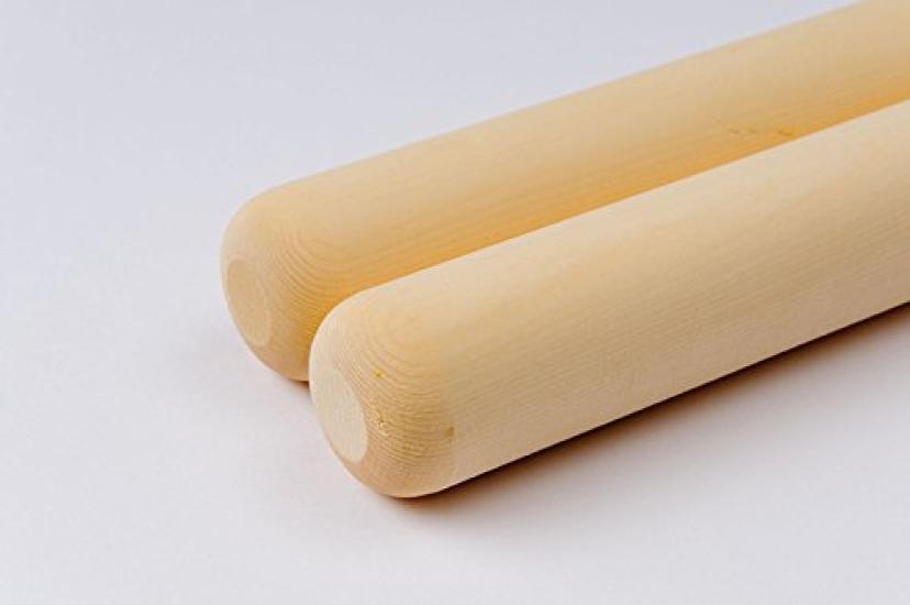 In Handmade by Wooden Drum Drumsticks Drumsticks Hiba of 30mm X Length [Made Japan, Craftsmen] / 20-30mm / (set 2) (diameter 520mm)