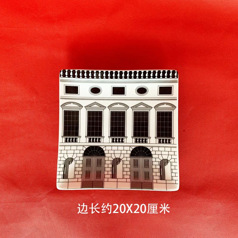 Architectural Style Storage Jar Candy Box Aromatherapy Candlestick Jar Desktop Jewelry Cosmetic Storage Jar Cotton Swab Bottle