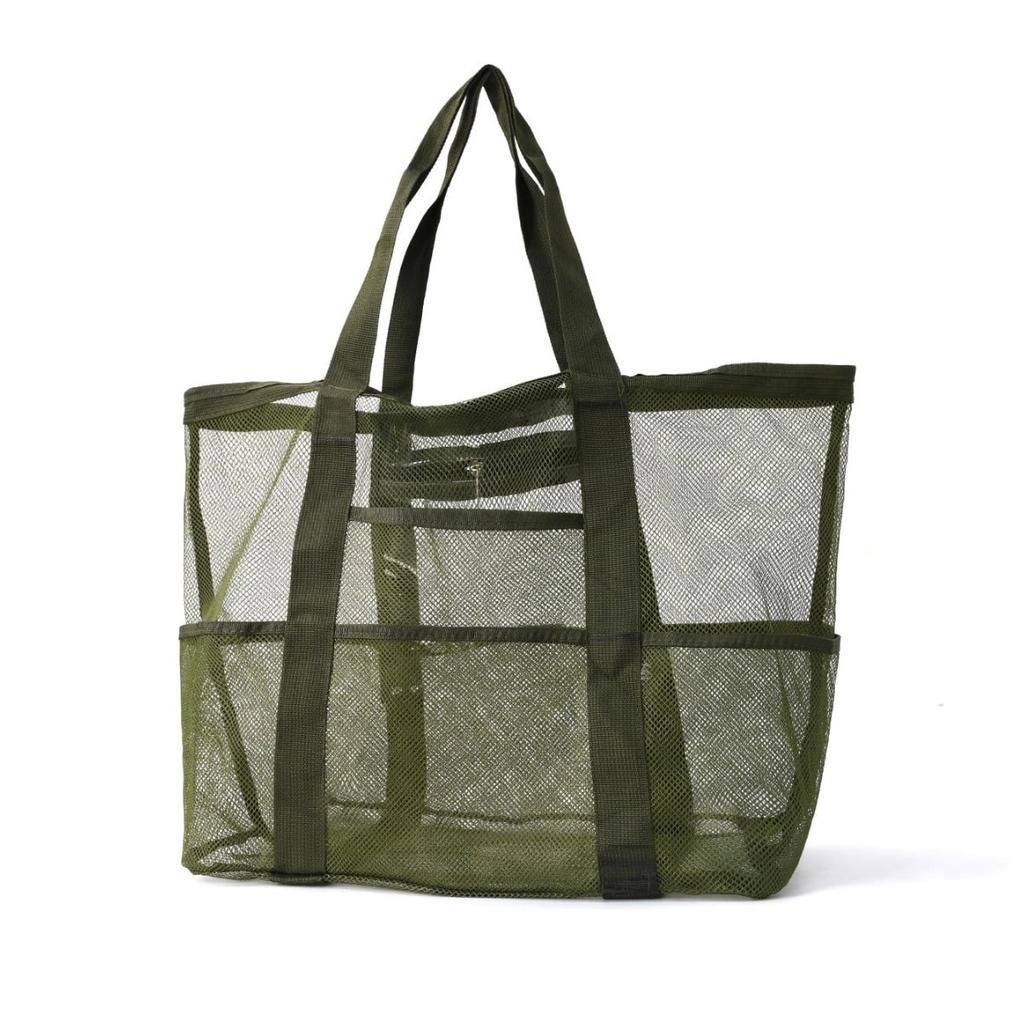 Strandtasche Große Kapazität Spielzeug Netz Schwimmtasche Multifunktional Reise Tragbar Schulter Strandtasche Badeanzug Aufbewahrungstasche