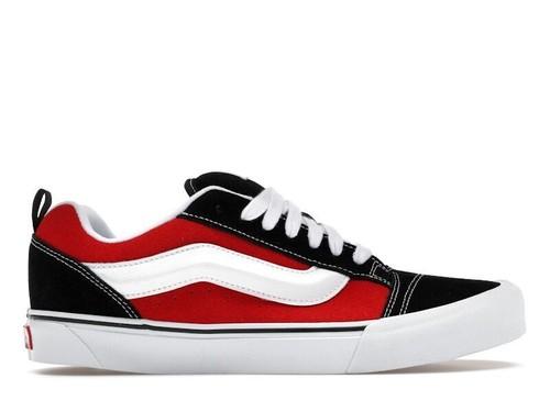 

Vans Knu Skool Low Черный Красный - VN0009QC6RT EU 35 чёрный