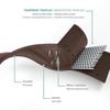 Laisse - PetTec - 2m - Résistante Aux Intempéries - Imperméable - Pour Chiens Jusqu'à 50kg