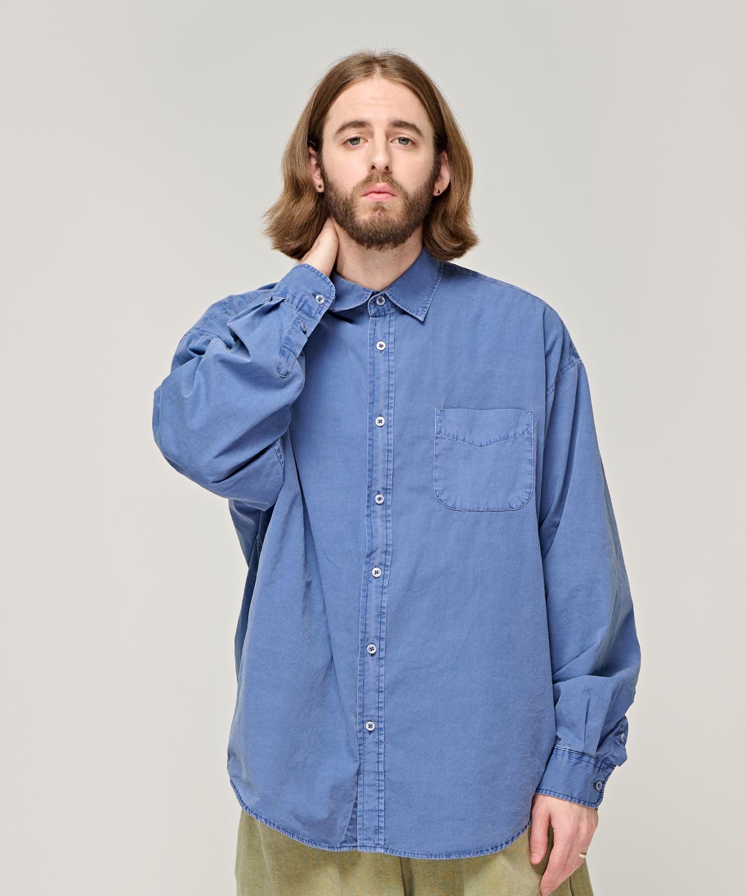 Cargo Bros Cb Pigment Shirt (Navy) Free