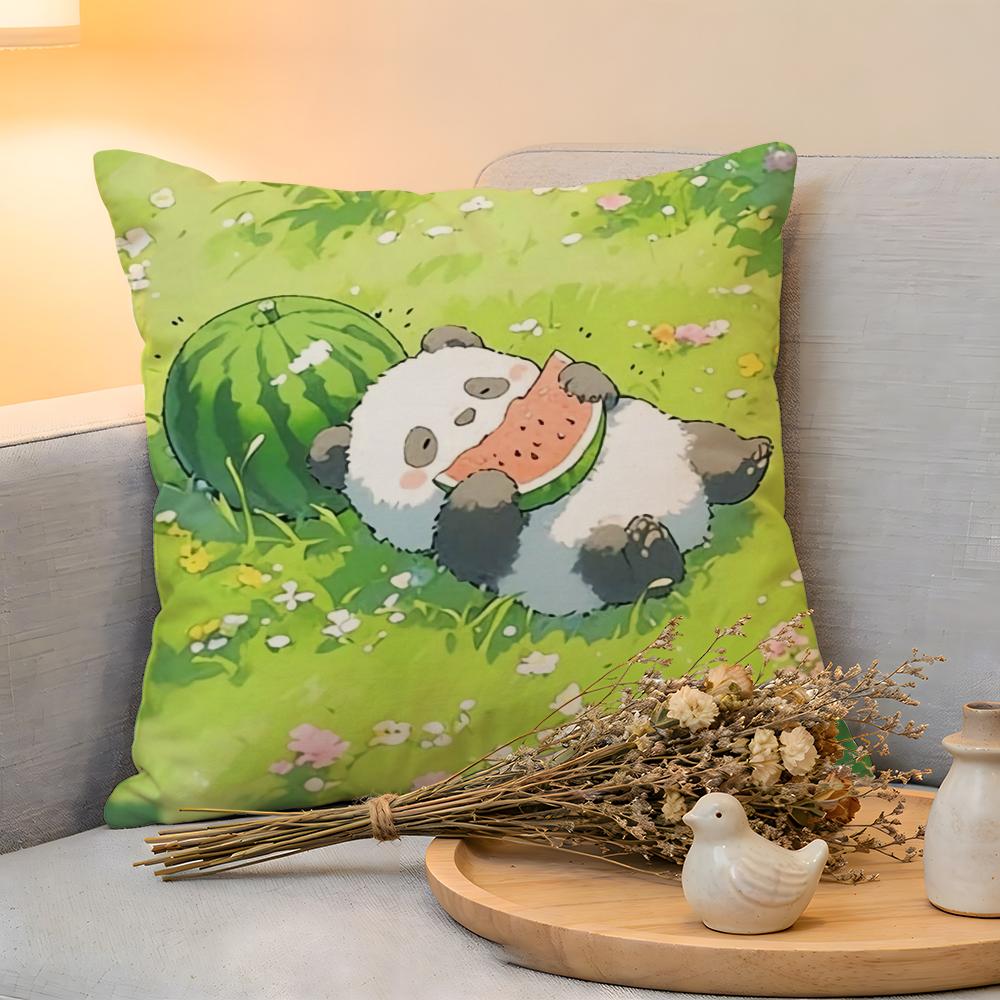 Cushion Cover  Linen  SkinFriendly Soft Decorative Case For Sofa Home Decor Cartoon Drawing Animal Pillow cover
