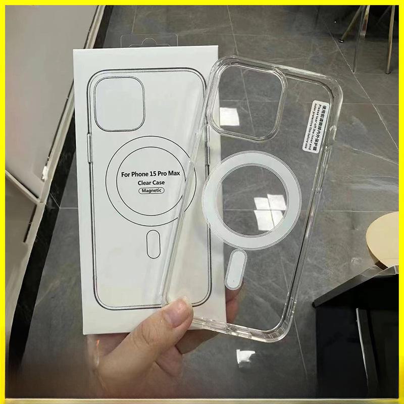 

Магнитный акриловый чехол для iPhone 11, 12, 13, 14, 15 Pro Max iPhone 12