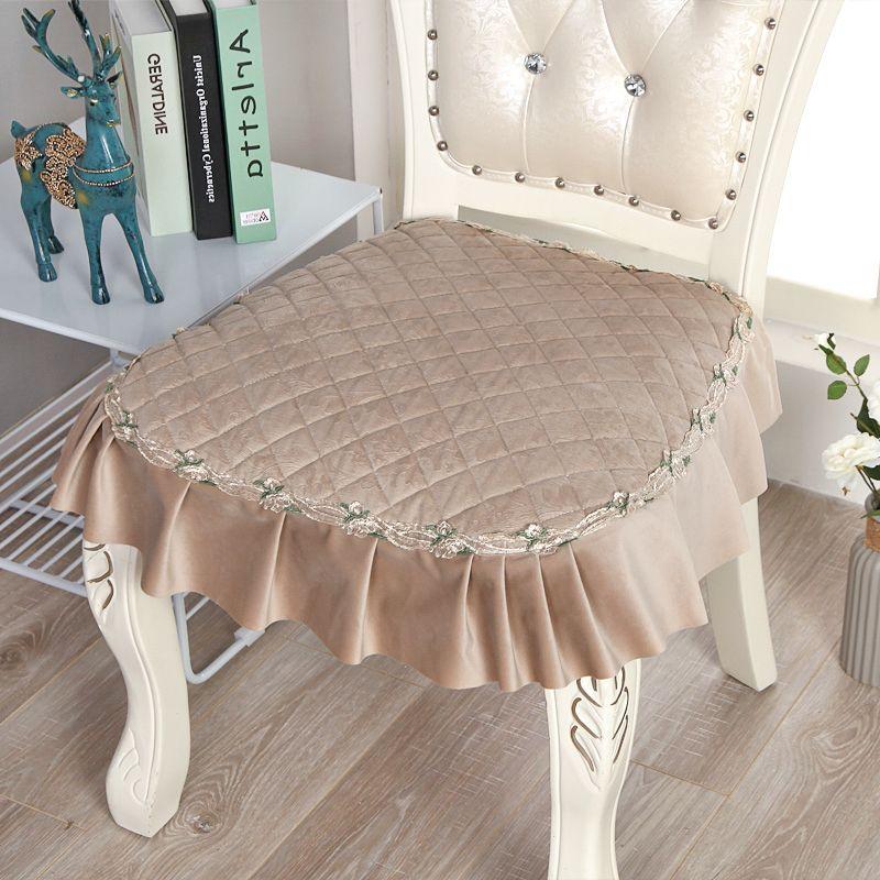 High-End Dining Chair Cushion Cushion All Year Round Fabric Chair Cushion Home Dining Chair Seat Cover Extra Large Chair Cover Stool Cover
