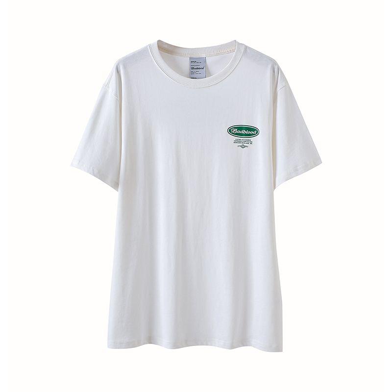 South Korea Badblood Sexy T-shirt Women's Summer Short Sleeve Print Loose Leisure Sports Niche Top Tide