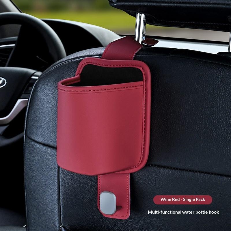 Car Seat Back Cup Holder Hook Rear Seat Hanging Drink Holder Organizer Box Universal Water Cup Box Storage Rack Pocket