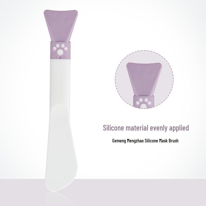 GECOMO Soft Silicone Mask Brush - Durable, Easy to Clean, Applies Evenly for Foundation and Color Mixing