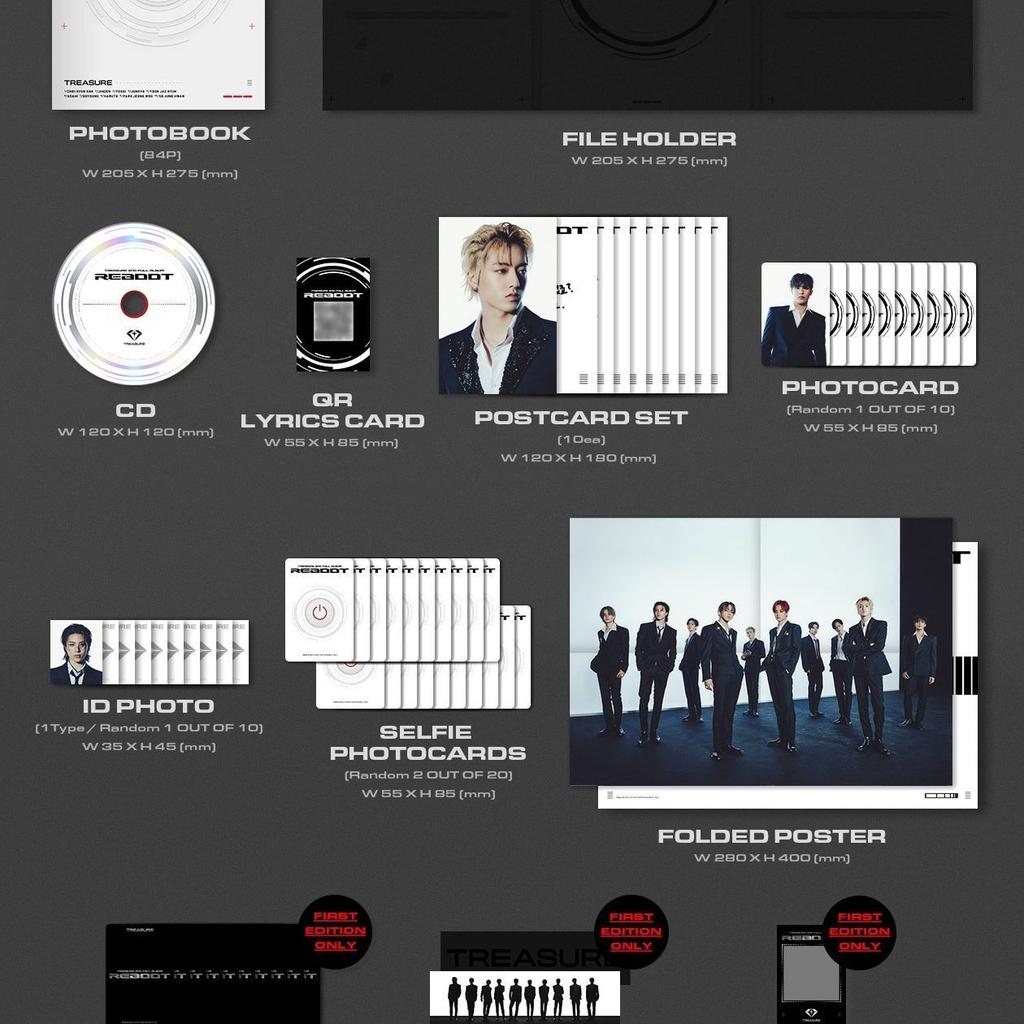 [READY STOCK] TREASURE - 2nd Full Album 'REBOOT' (Photobook ver.)