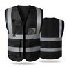 Reflective Vest High-Grade Safety Signal Custom Logo Rider Jacket Vest High Visibility Working Safety Jacket Fluorescent Woman
