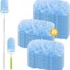 Washable Electrostatic Duster: Double-Sided, Dust-Free, Blue-Purple Household Cleaner