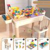 Multifunctional Building Block Table for Kids Ages 3-6: Educational & Playful Gift