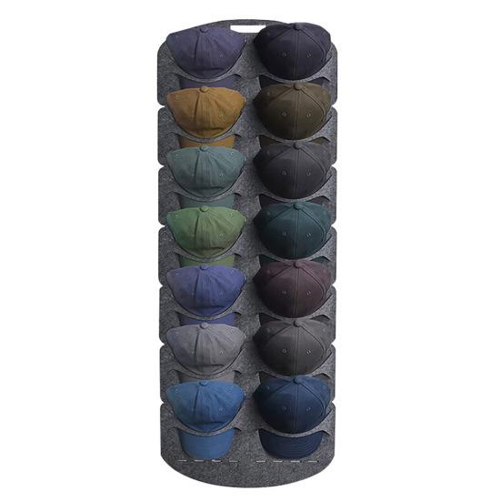 Baseball Hat Storage Bag Behind Door Wall Hat Holder Punch-free Large Capacity Anti-slip Baseball Cap Display Hanging Rack Neatly Arranged Cap