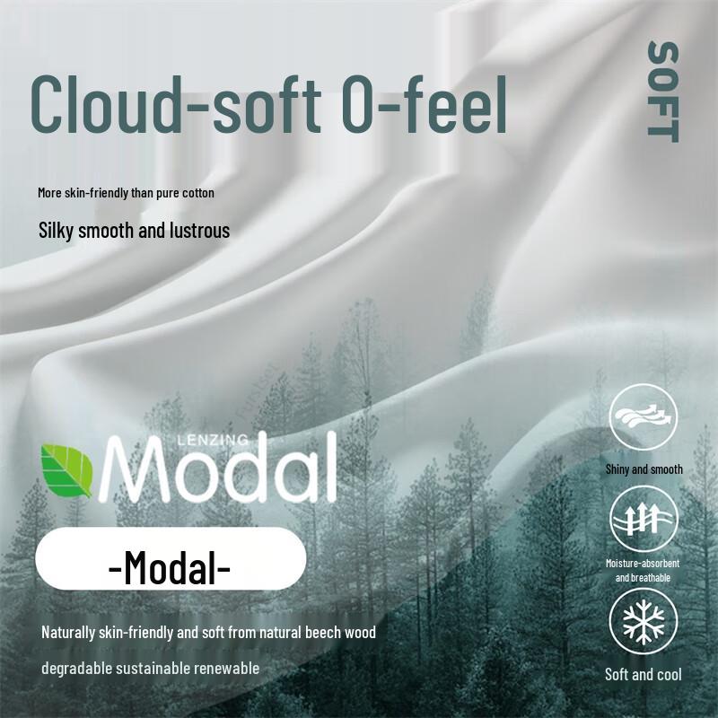 Dancing with Wolves Men's Modal-Lyocell Blend Cropped Casual Pants