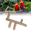 Wood Pet Parrot Perch Activity Standing Branches Toy Biting Playing Supply