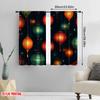 2pcs,2D Plane Printing Pattern Curtains Chinese Lanterns Seamless (3) Versatile Fabric (without Rod) Outdoor Decorations Ldeal