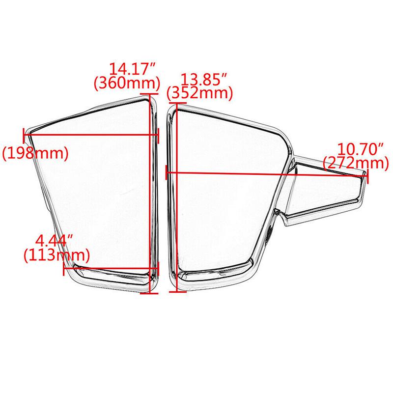 !HOT! Motorcycle Battery Side Cover for Honda VLX 600 1999-2008 Fit VT 600 C CD Shadow VLX Deluxe 1999-2007