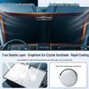 Car Umbrella Sunshade: Heat Insulation & Blackout Curtain for Windshield