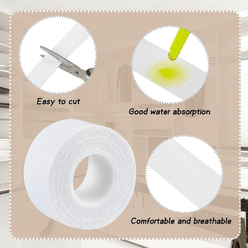 Anti Sweat Collar Sticker Shirt Self-adhesive Sweat Proof Tape Clothes Breathable Collar Stickers Hat Sweat Absorbing Patch