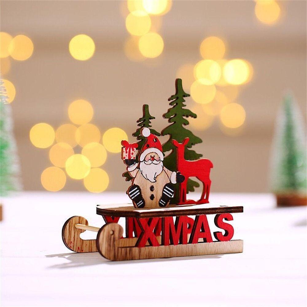 Tree Xmas Tree Ornaments Assembly Decorations Christmas Decorations Xmas Sled DIY Assembly