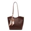 High-quality Women's PU Leather Tote Bag Large Capacity Bucket Shoulder Bag Fashion Handbag Crossbody Purse for Lady Office New