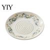 Multifunctional Garlic Dish Ceramic Grinder, Multi-Functional Grating Plate, Manual Ginger Grater Bowl Zester Bowl, All-in-One Prep Mixing Serving
