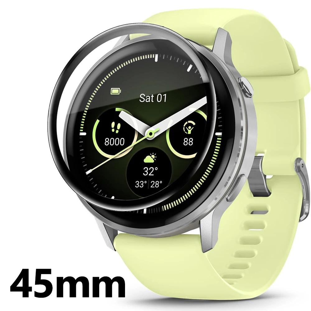 Flexible Smartwatch Screen Protectors for Garmin Venu 4 41mm 45mm HD Clear Anti-scratch Shockproof Protective Films Watch Covers
