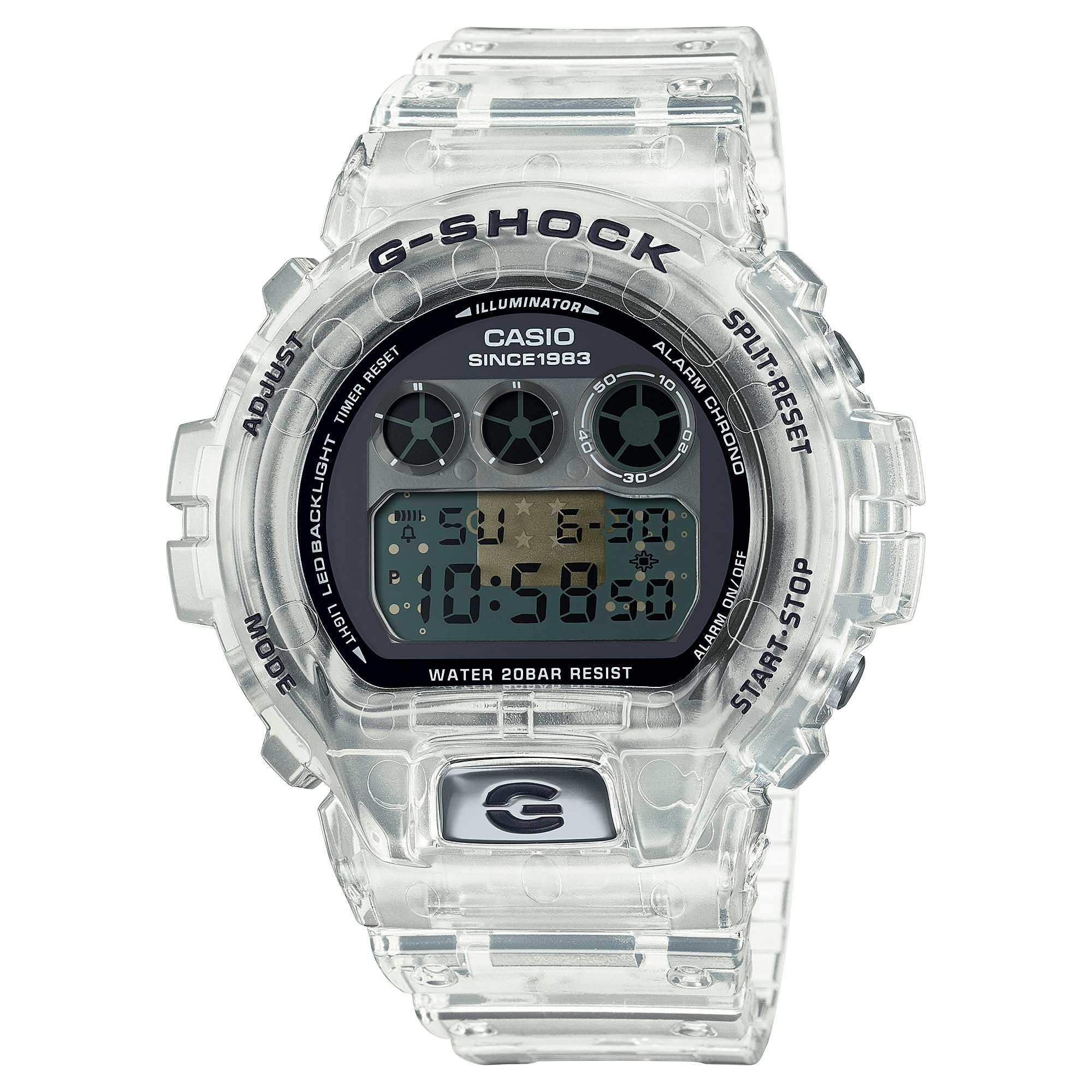 

Casio G-SHOCK DW-6940RX-7 40-летие Clear Remix Eric Hayes Лимитированная серия Мужская модель для зарубежного рынка