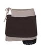 Seullisiseu Layered Skirt W/Lace Shorts (Brown)