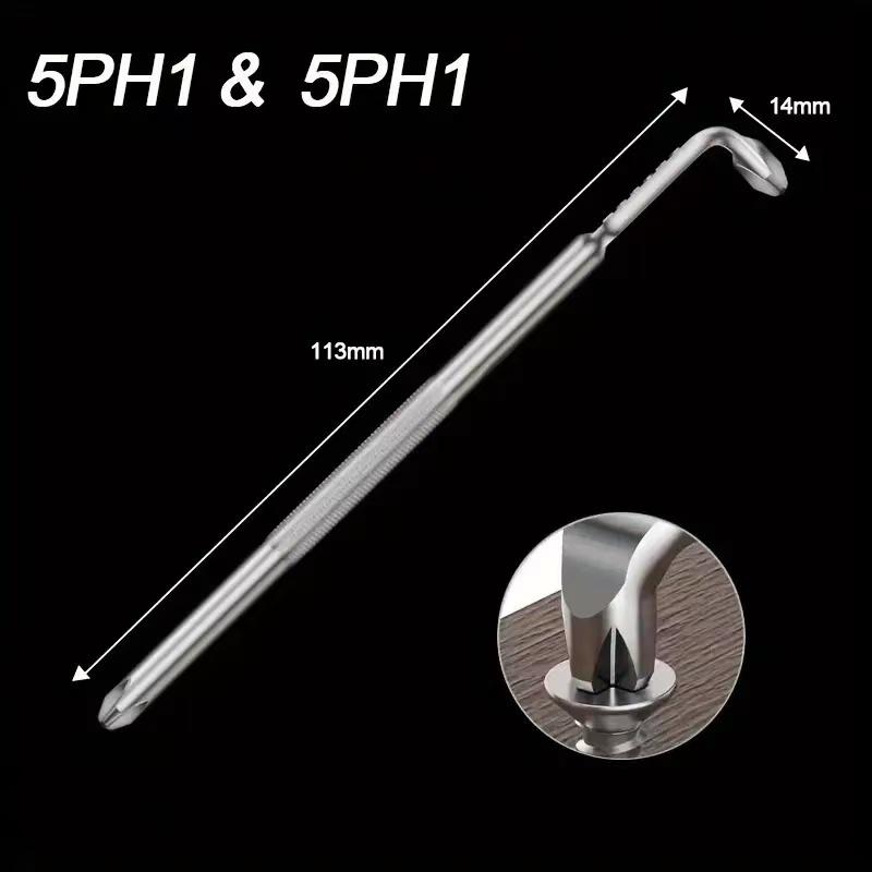 Магнитная головка L-образной и Z-образной формы для винтов с крестовым и плоским шлицем, отвертка с угловым изгибом 90 градусов Other