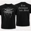 2025 Darkthrone Logo Schwarzes T-Shirt True Norwegian Black Metal T-Shirt Tees Tops Unisex Baumwolle Kurzarm High Street