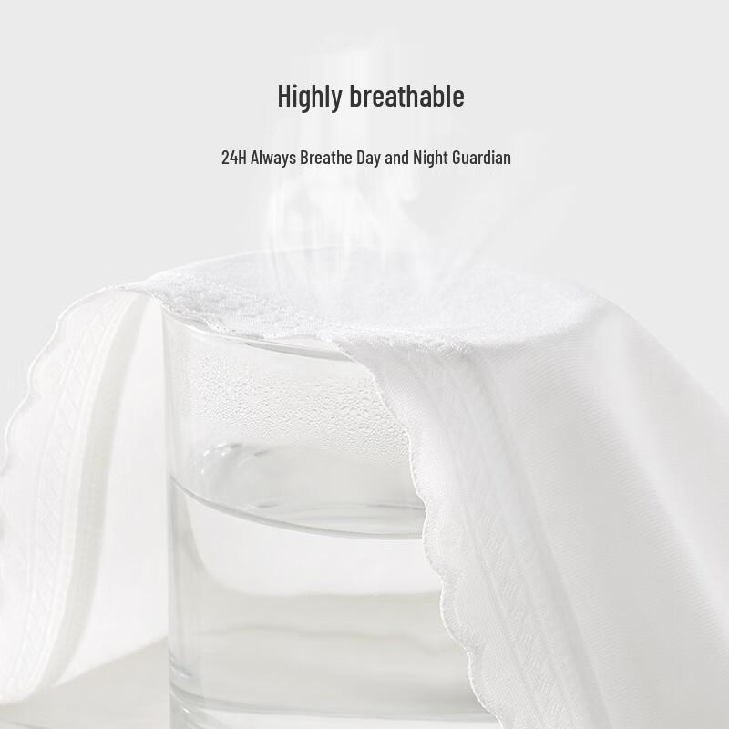 ODFEN Women's Class A Antibacterial Pure Cotton Briefs (4-Pack)