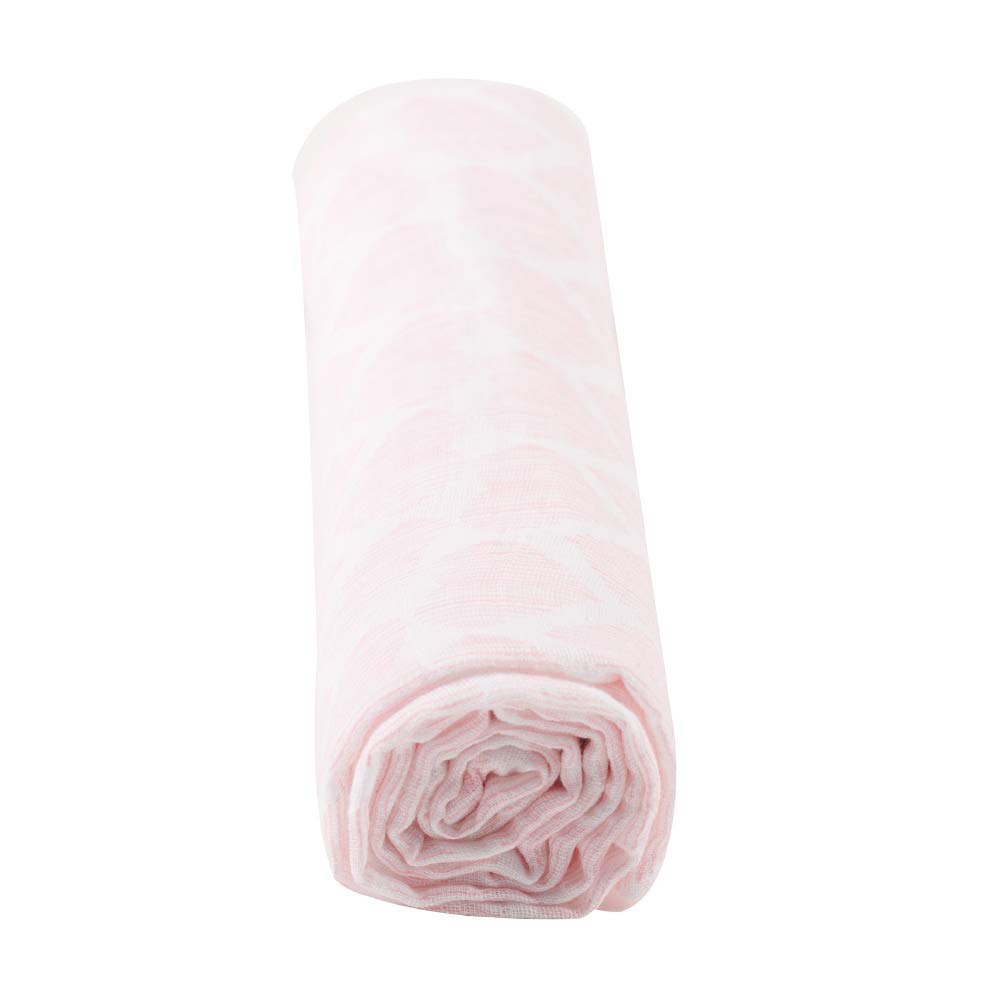 Newcastle Classics Swaddle Cotton Muslin Japanese Swaddle Fluffy Soft Blanket Baby Gift Matchstick Hearts 120x120cm 0 Months [Genuine Product] ~