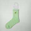 Autumn and Winter Thickened Coral Fleece Socks Women's Middle Tube Gold Love Warm Versatile Fleece Socks Home Sleep Floor Socks