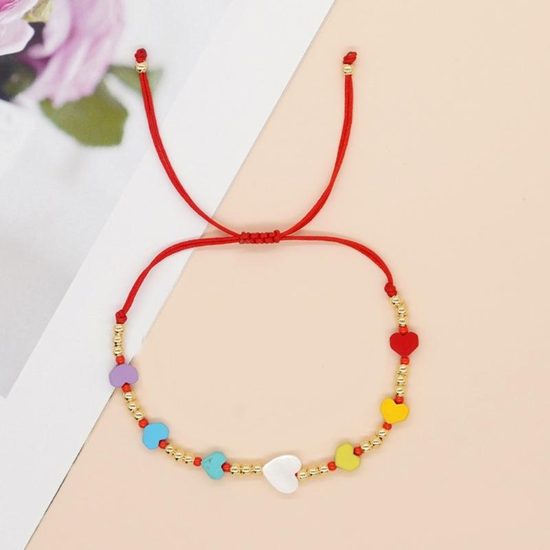Fashionable Black Hematite Bracelet with Unique Heart Accent Adjustable Wristchain Handmade Wrist Accessory for Women