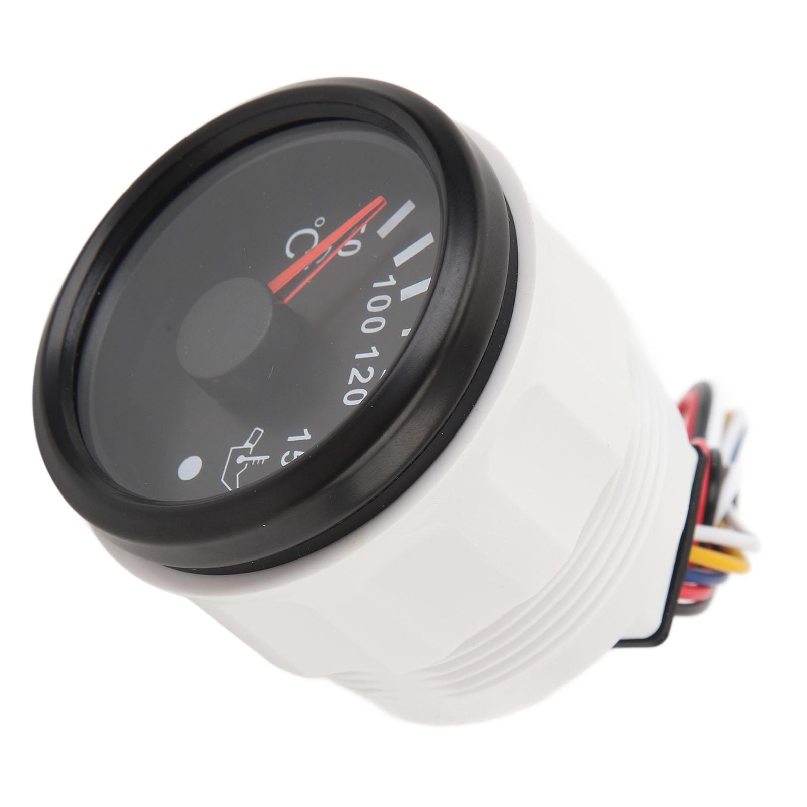 

9‑32V 52mm Oil Temperature Gauge 50‑150 celsius with Colorful Back Light for RVs Yachts Fishing Boats