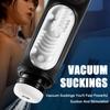18+ Automatic Telescopic Male Masturbator, Pussy Vibration Blowjob Suction Machine, Masturbation Cup Adult Goods for Men