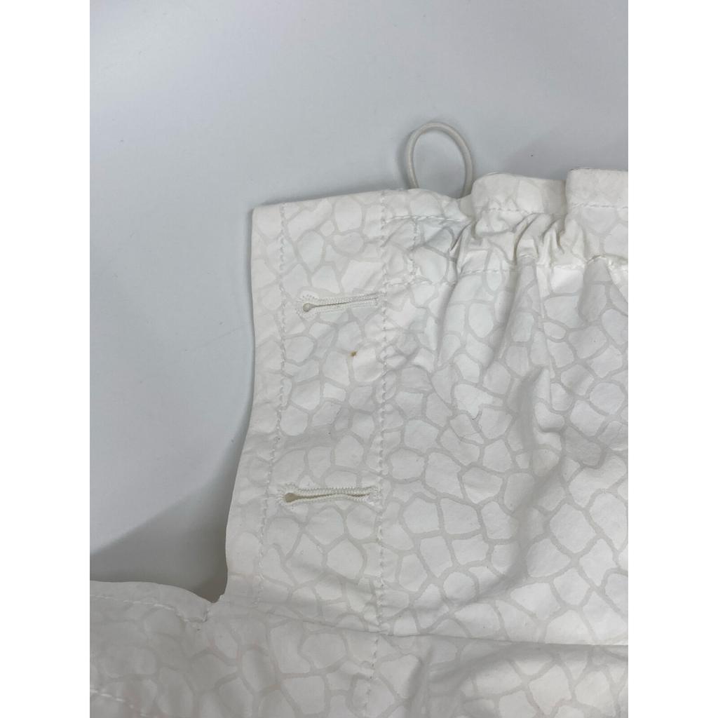 GIORGIO ARMANI White PG4014 Inside Lace All-Over Print Jacket Jacket 46 whiteUsed