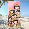 Süßes C-Chibi Maruko-chanS Handtuch Fünf-Sterne-Hotelqualität Umweltfreundliche Ultraweiche Dicke Handtücher & Strandtücher